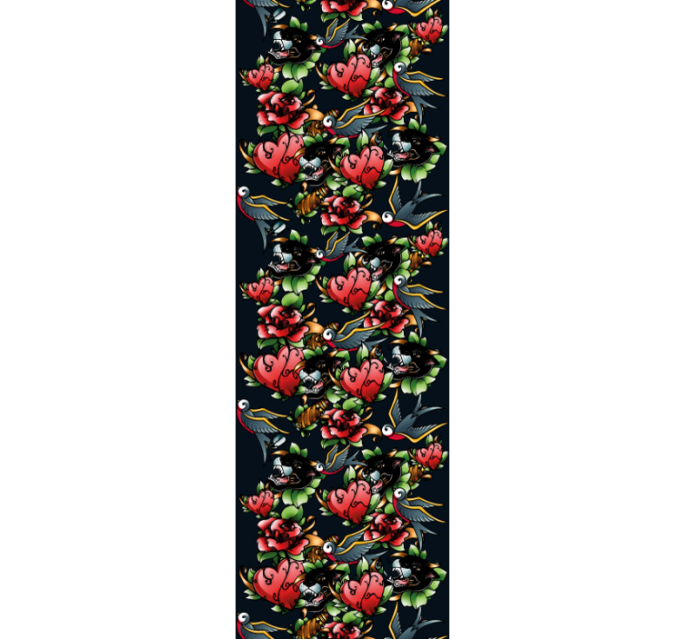 艺术墙纸 纹身风格图案 - TenStickers