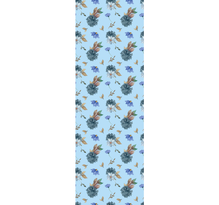 墙纸花卉 花卉图案设计 - TenStickers