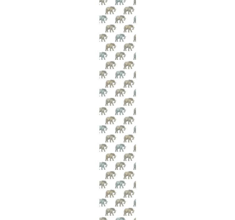 墙纸大象 大象游行 - TenStickers