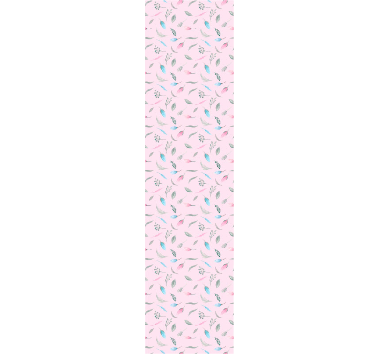 孩子房间墙纸适合的粉色花卉图案 - TenStickers