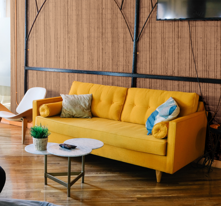 壁纸复古竖条纹 - TenStickers