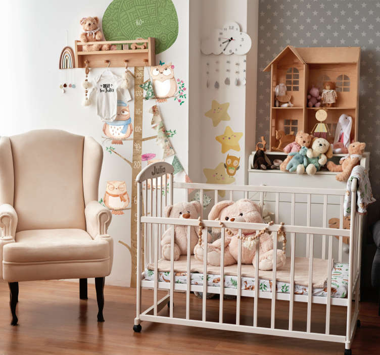 混凝土与星星混凝土墙纸 - TenStickers