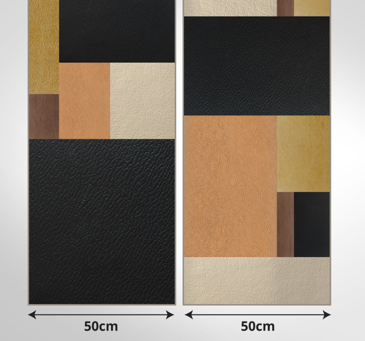 抽象壁纸皮革马赛克 - TenStickers