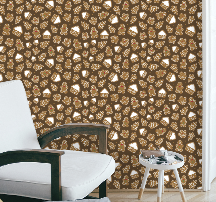 圣诞饼干圣诞壁纸 - TenStickers