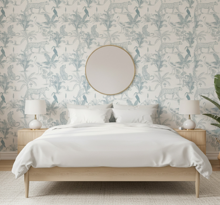 动物壁纸展现沉稳热带动物 - TenStickers