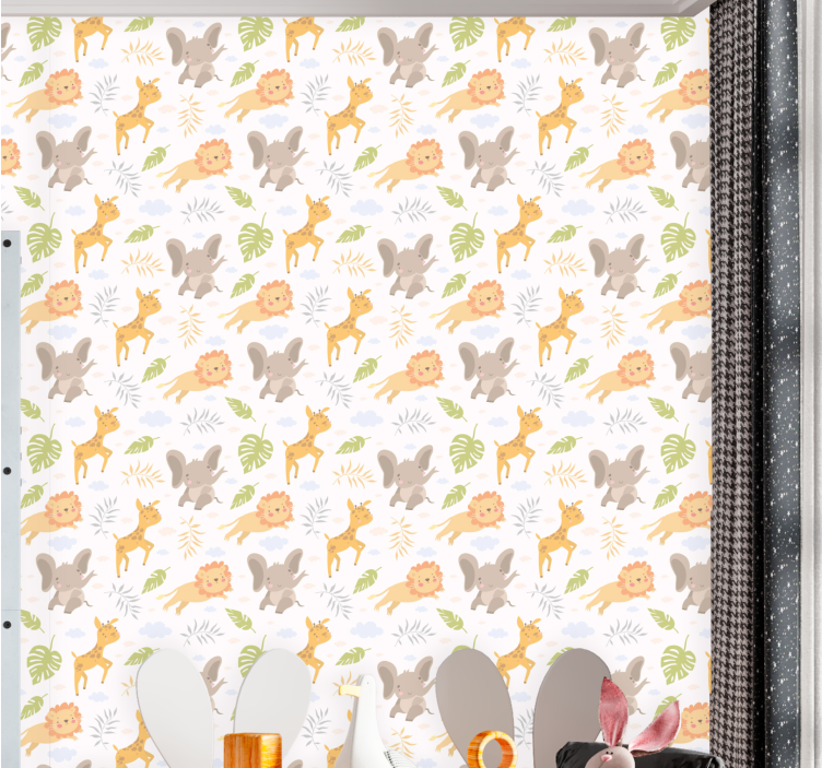 动物墙纸 魅力动物群 - TenStickers