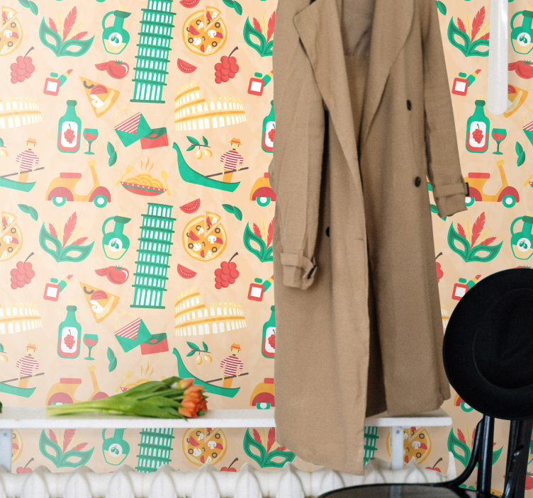 艺术墙纸 文化美食主题 - TenStickers