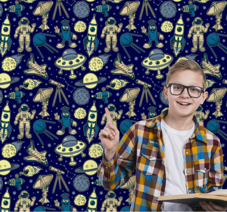 艺术墙纸 太空探索主题 - TenStickers