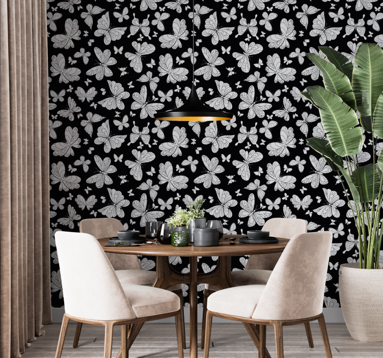 蝴蝶壁纸 振翅 - TenStickers