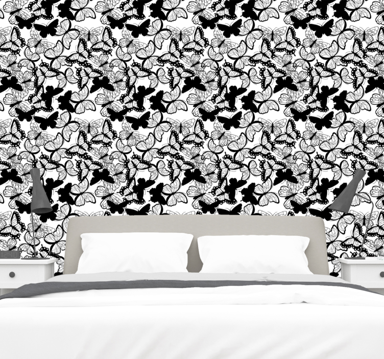 蝴蝶壁纸 蝴蝶丰富 - TenStickers