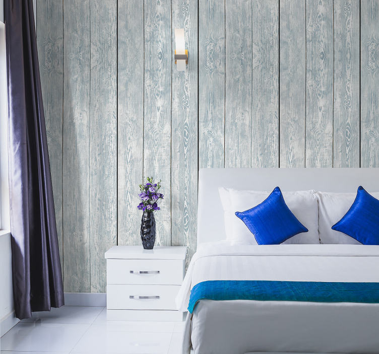 灰色木材纹理壁纸的魅力 - TenStickers