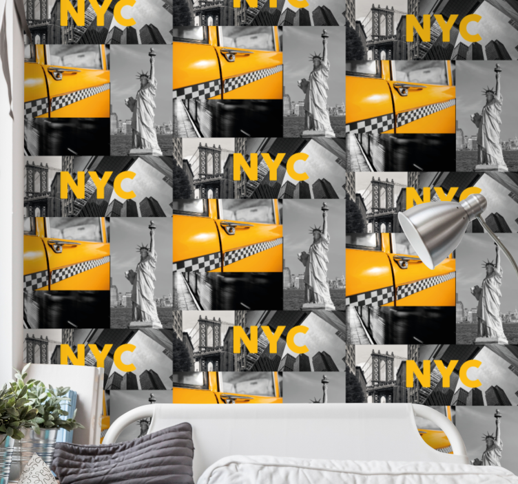 城市墙纸 城市拼贴 - TenStickers