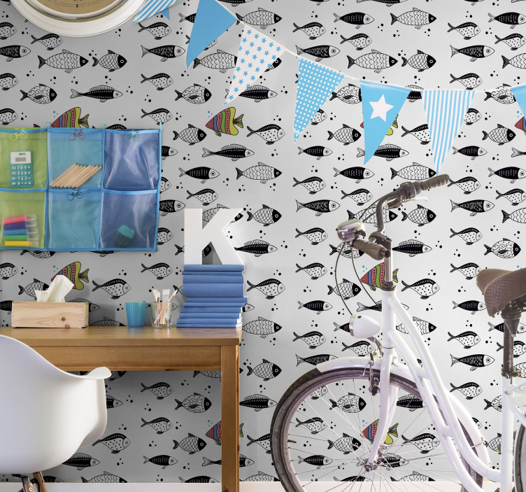 逆流动物壁纸 - TenStickers