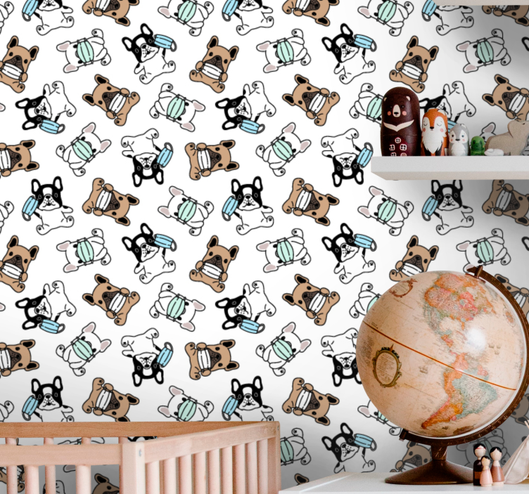 墙纸狗 犬类滑冰运动员 - TenStickers