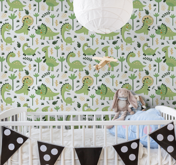 墙纸恐龙 恐龙育儿主题 - TenStickers