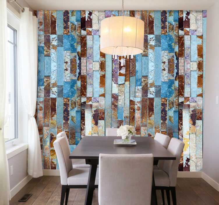 晚上篝火纹理壁纸 - TenStickers