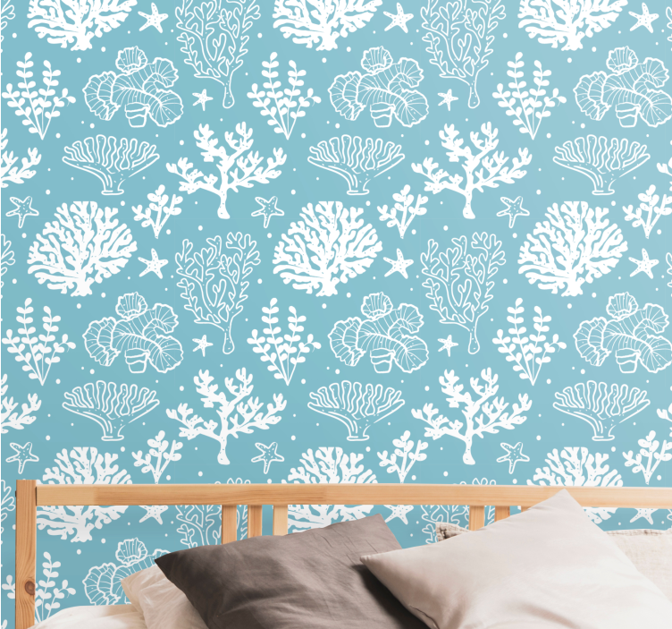 墙纸鱼 水下植物 - TenStickers