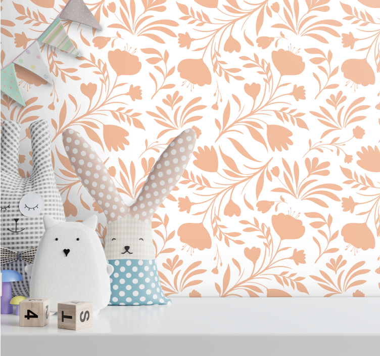 墙纸花卉带来春季花卉气息 - TenStickers