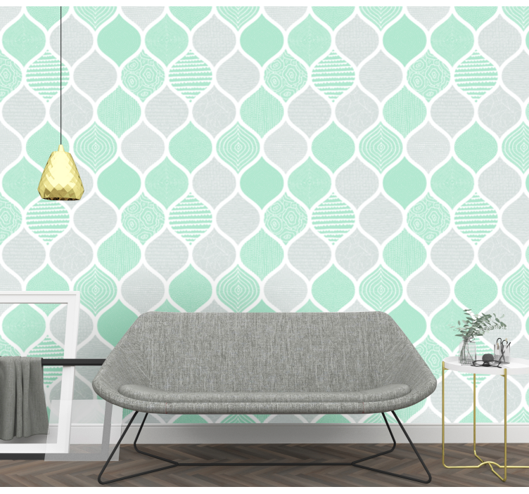 几何图形和形状现代壁纸 - TenStickers