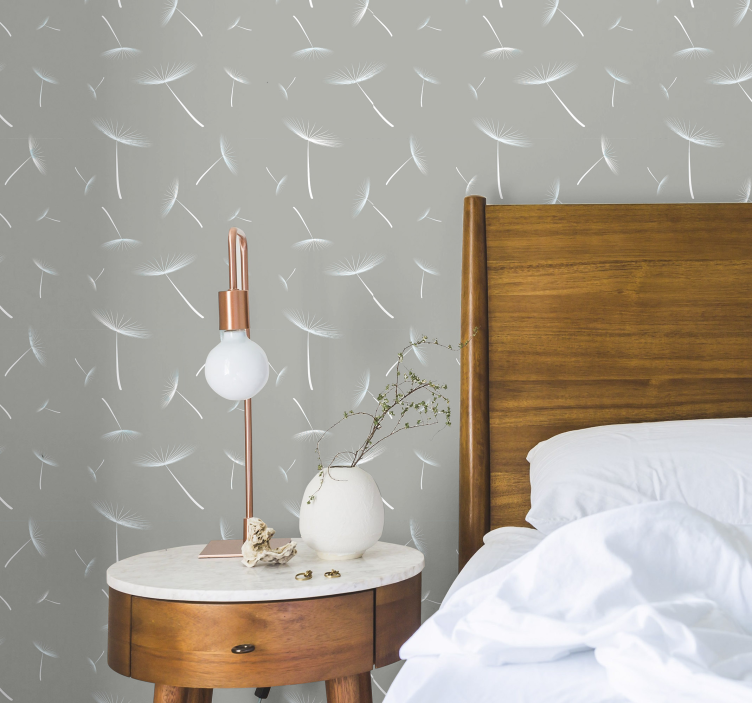 墙纸树叶 蒲公英图案 - TenStickers