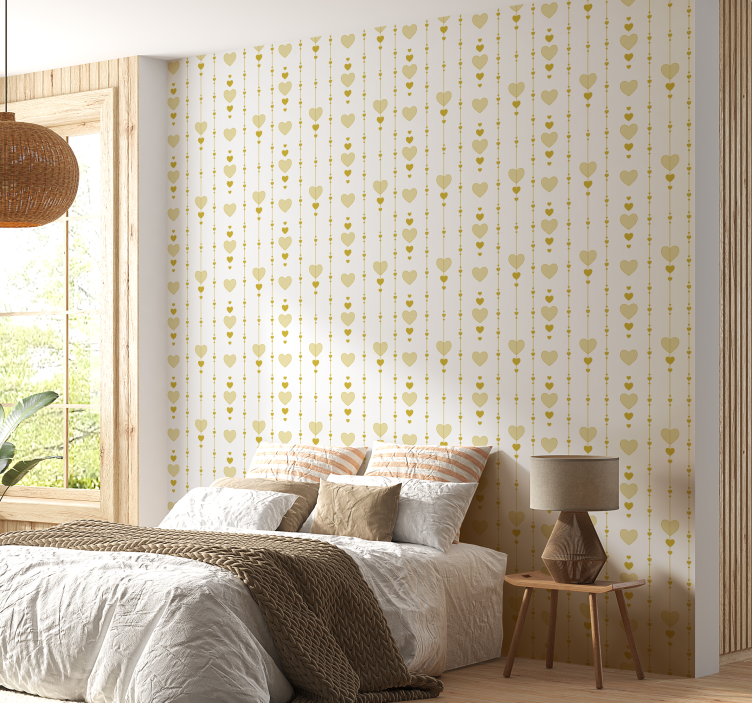 金子般的心抽象壁纸 - TenStickers