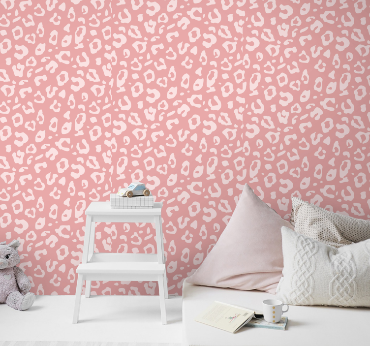 墙纸豹 抽象动物图案 - TenStickers