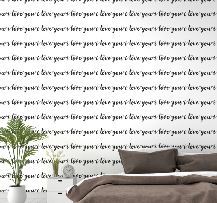 墙纸刻字让您热爱生活 - TenStickers