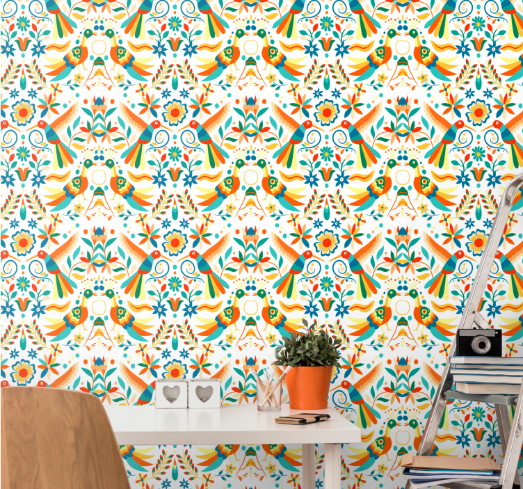 墨西哥 动物 华丽 壁纸 - TenStickers