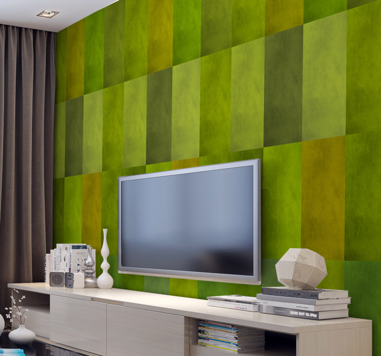 现代壁纸与正方形 - TenStickers