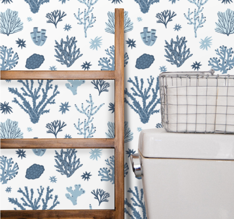 墙纸性能 海洋植物形态 - TenStickers