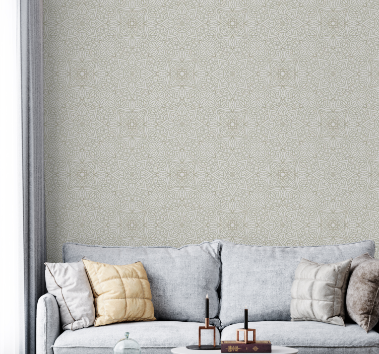 墙纸装饰 几何曼荼罗 - TenStickers