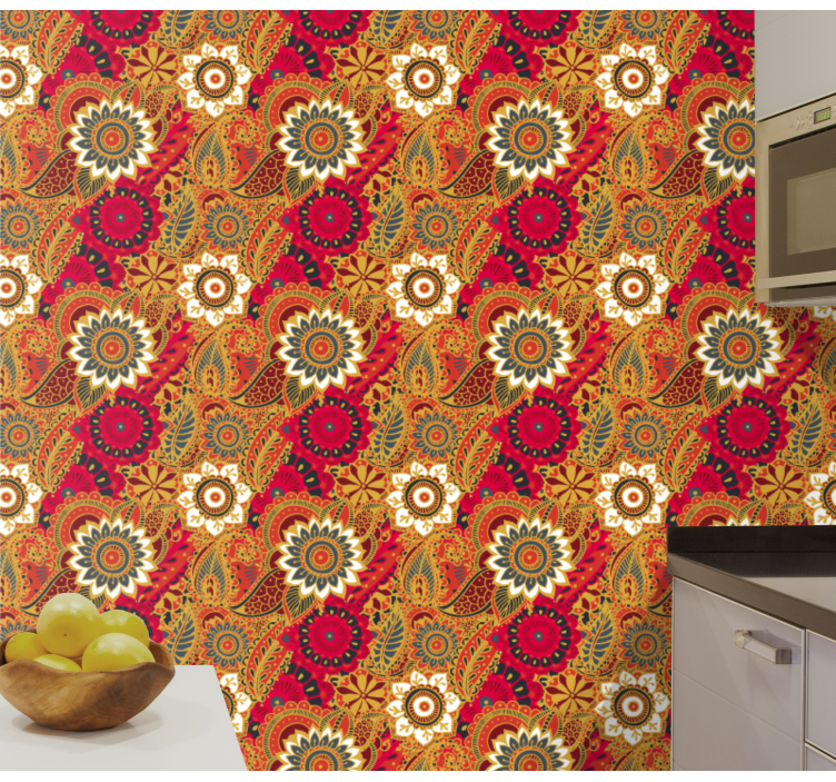 墙纸装饰 曼陀罗灵感 - TenStickers