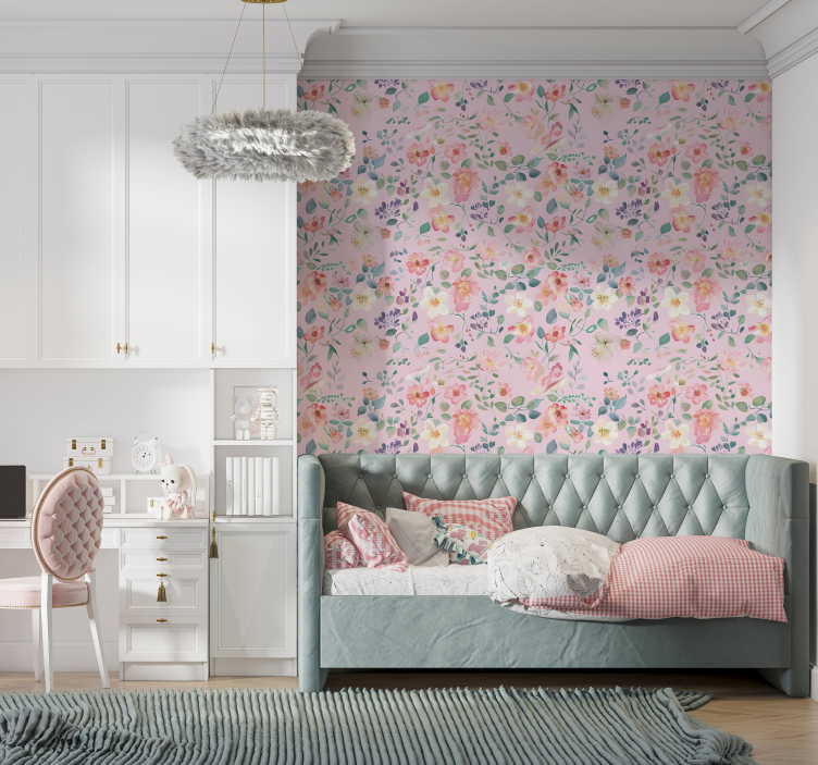 墙纸粉 弹簧爆炸 - TenStickers