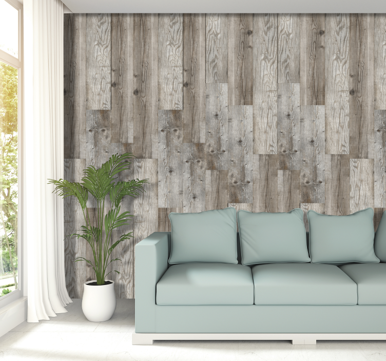 墙纸木质 “Rustic Timber Textures” - TenStickers