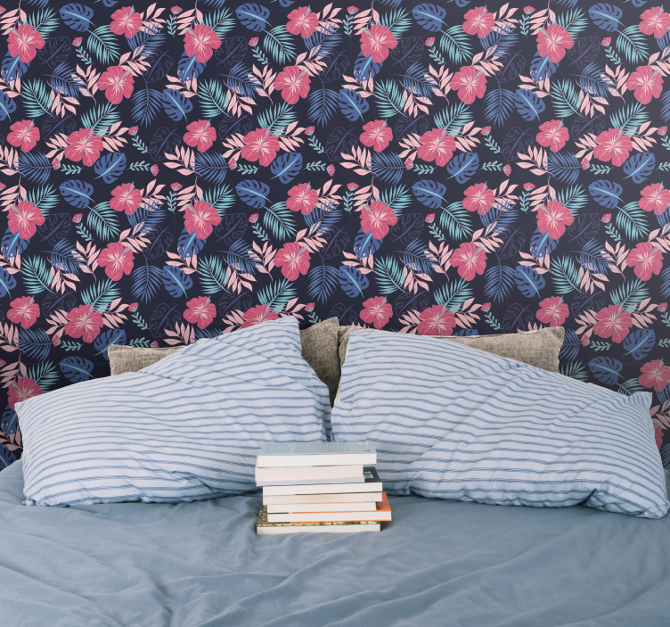 墙纸性能 热带植物 - TenStickers