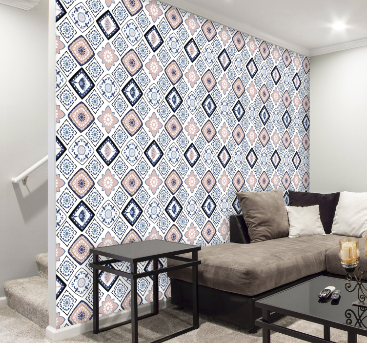 墙纸瓷砖 瓷砖图案优雅 - TenStickers