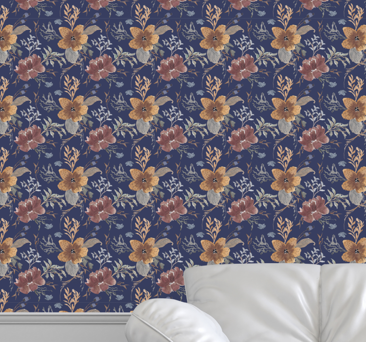 墙纸花卉 植物优雅 - TenStickers