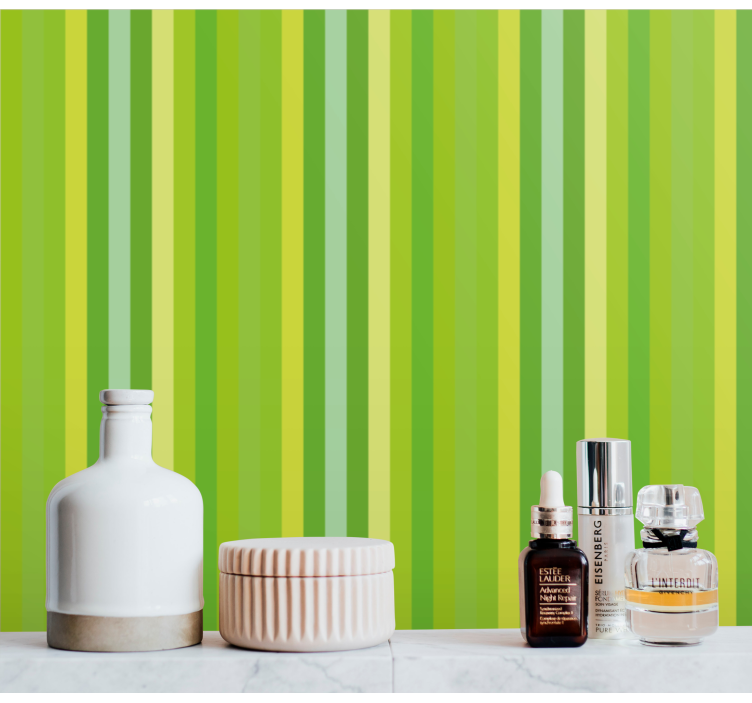 竖条纹墙纸 条纹背景 - TenStickers