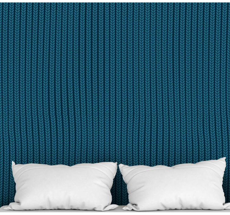 方形墙纸 编织优雅 - TenStickers